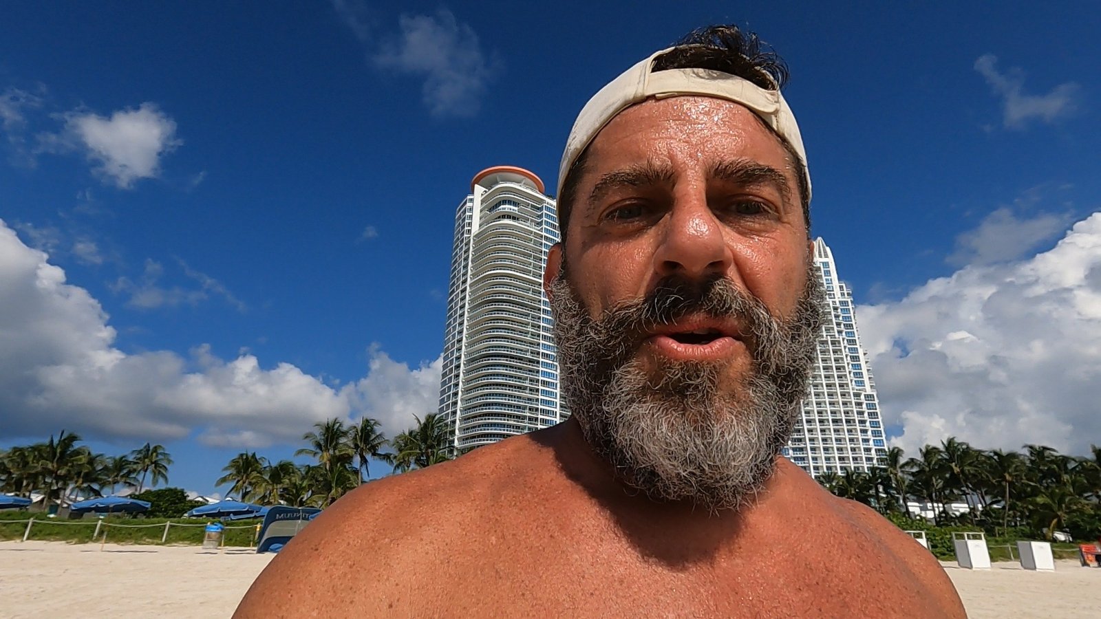 South Beach waterfront near luxury aquatic training environments