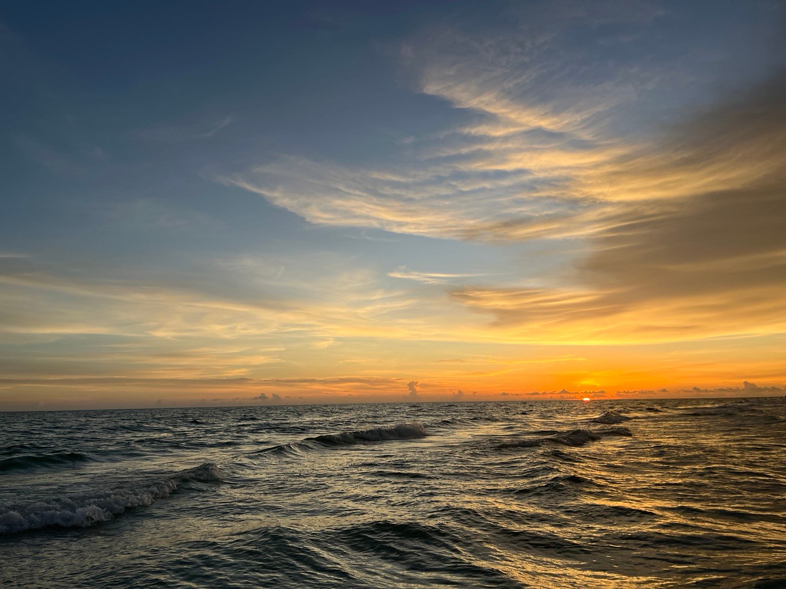 Sunset over the Gulf of Mexico